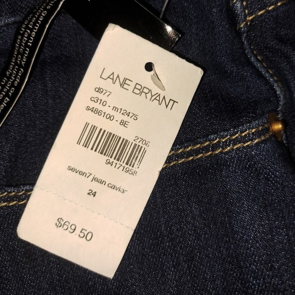 Seven7 Thalia Luxe Bootcut blue jeans Size 24 - Picture 12 of 12